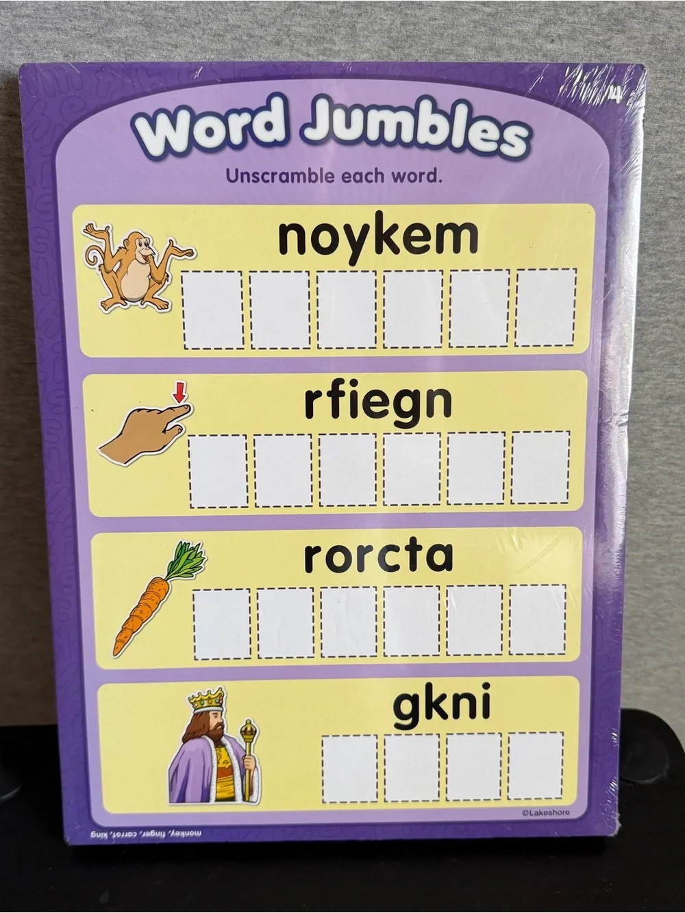 Lakeshore Tub O' Letters Practice Cards set HH112 Ages 5+ Early Literacy Phonics